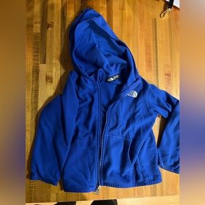 The North Face toddler fleece zip up. Size 3T.